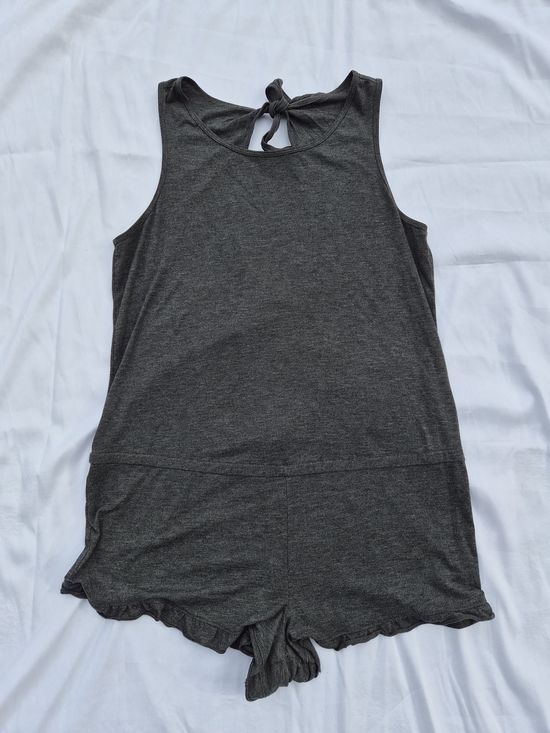 Victoria's Secret Other - Victoria's Secret Charcoal Gray Sleeveless Tank Romper
